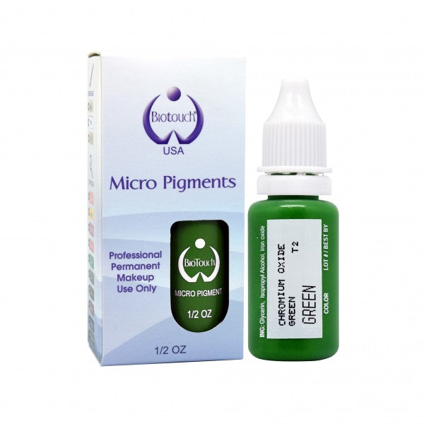 Biotouch Micropigment GREEN Permanent Makeup