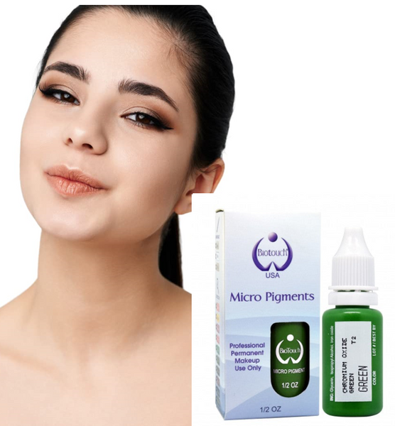 Biotouch Micropigment GREEN Permanent Makeup