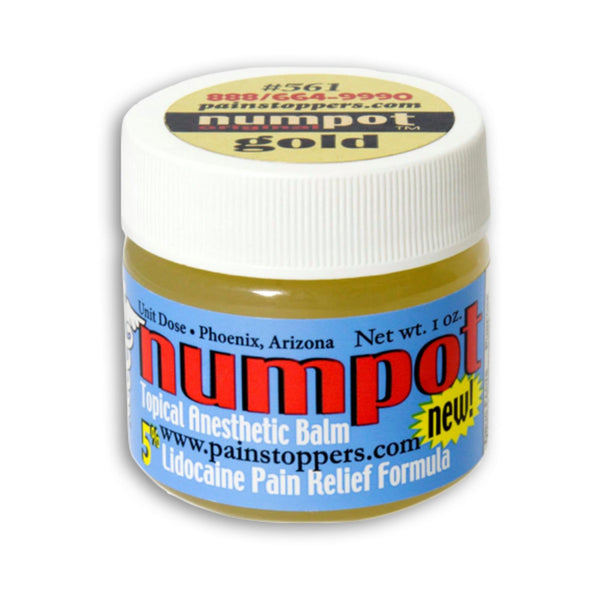 Numpot Gold Topical Analgesic Numbing Gel Anesthetic Pain relief 30 gm
