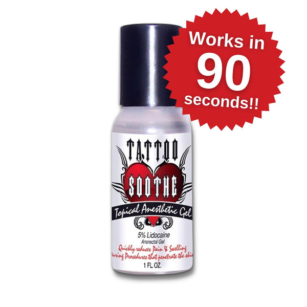 Tattoo Soothe Topical Analgesic Numbing Gel 1oz