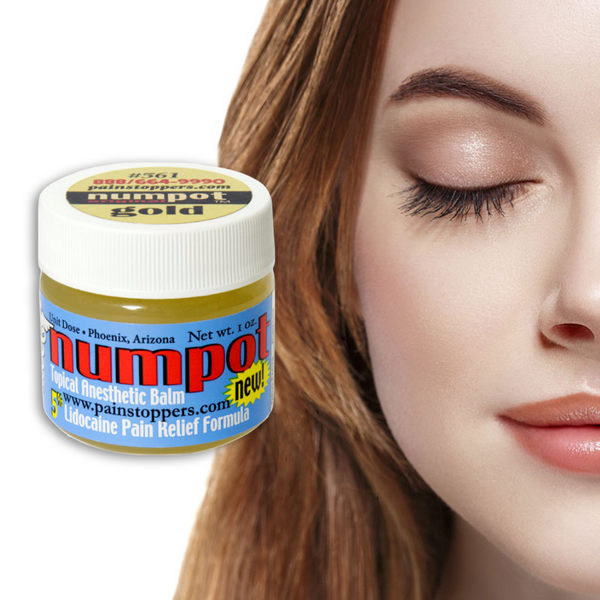 Numpot Gold Topical Analgesic Numbing Gel Anesthetic Pain relief 30 gm